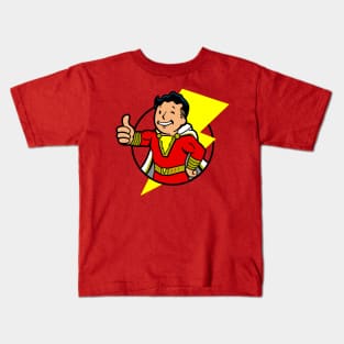 Cute Superhero Gods Cartoon Gaming Mascot Mashup Parody Kids T-Shirt